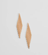 Chic Marvel Mesh Statement Earrings