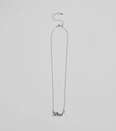 Brat Script Dainty Chain Necklace