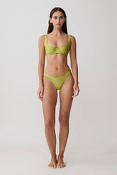 Clover Brazilian Bikini Bottom - Green